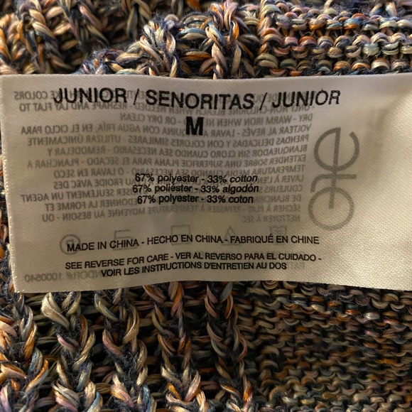 Ella Moss Marge Ribbed Knit Sleeveless Sweater Tank Mood Indigo Size Med… - Picture 8 of 16